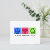 ピースラブリサイクル ポストカード (スタンド正面)