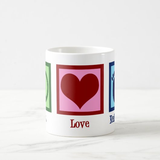 ピースラブリフレクソロジー コーヒーマグカップ (中央)