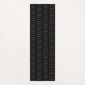 ピースラブレギンス - モチベーションあふれる現代的なライフスタイル ヨガマット (正面)