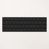 ピースラブレギンス - モチベーションあふれる現代的なライフスタイル ヨガマット (正面(横))