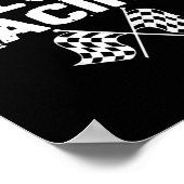 ピースラブレーシングハートカーラバー ポスター (角)