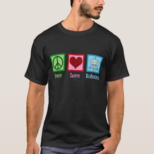 ピースラブロボティクス Tシャツ (正面)