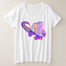 ピースラブヴィンテージ1960sピンクローラスケートTシャツ