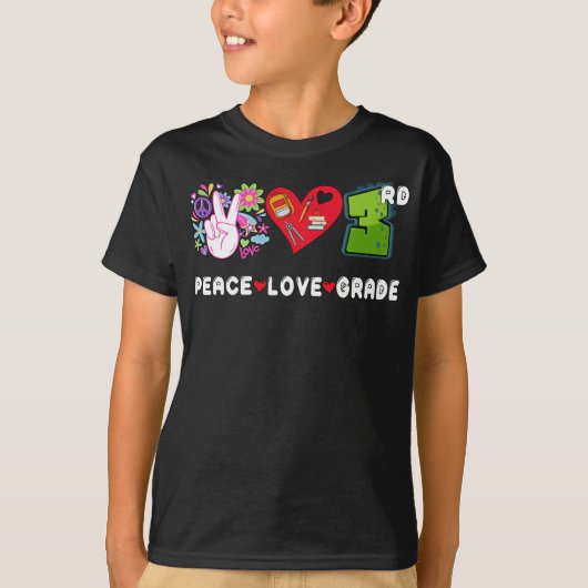 ピースラブ三等分隊新学期第3戦 Tシャツ (正面)