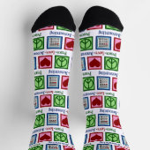 ピースラブ会計かわいい会計士 ソックス (上部)