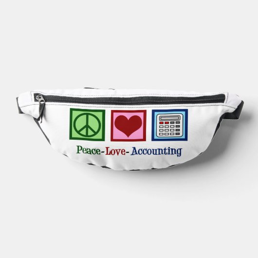 ピースラブ会計かわいい会計士 ファニーパック (レイダウン)