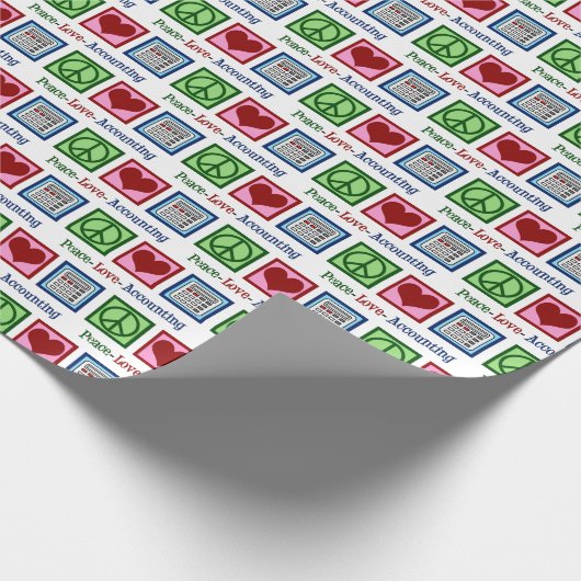 ピースラブ会計 かわいい会計士の休日 ラッピングペーパー (角)