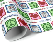 ピースラブ会計 かわいい会計士の休日 ラッピングペーパー (ロールコーナー)