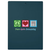 ピースラブ会計 クリップボード (裏面)