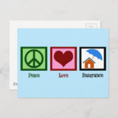 ピースラブ住宅所有者保険会社 ポストカード (正面/裏面)