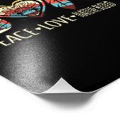 ピースラブ先住民ブラッドアメリカンデイプライドサポート フォトプリント            (角)