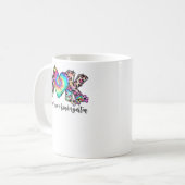 ピースラブ幼稚園先生学生記念茶 コーヒーマグカップ (正面左)