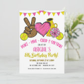 ピースラブ応援パーティの招待状 招待状 (スタンド正面)