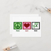 ピースラブ数学先生かわいい代数 カード (正面/裏面インサイチュ)