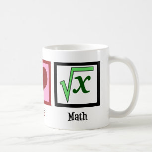 ピースラブ数学 コーヒーマグカップ