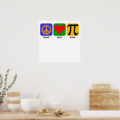 ピースラブ数学 ポスター (キッチン)