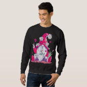 ピースラブ格言レディーバグHippie格言デイジーD スウェットシャツ (正面フル)