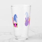 ピースラブ格言 |かわいいイースターパステル昇華 タンブラーグラス (左)