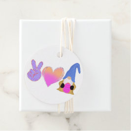 ピースラブ格言 |かわいいイースターパステル昇華 フェイバータグ