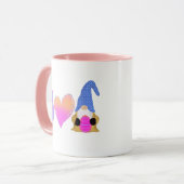 ピースラブ格言 |かわいいイースターパステル昇華 マグカップ (正面左)