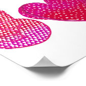 ピースラブ格言 |バレンタインデー昇華 ポスター (角)