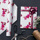 ピースラブ格言 |バレンタインデー昇華 ラッピングペーパー