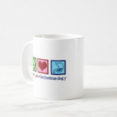 ピースラブ消化器学 コーヒーマグカップ (正面左)