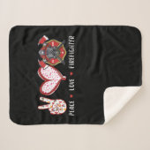 ピースラブ消防愛好家 | Fire fighter Gives シェルパブランケット (正面(横))