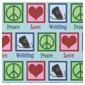 ピースラブ溶接 ファブリック (クローズアップ)