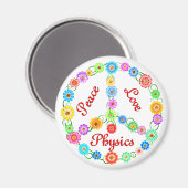 ピースラブ物理学 マグネット (正面/裏面)