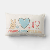 ピースラブ看護装飾用クッションコージー&コジスタイリッシュー ランバークッション (裏面)