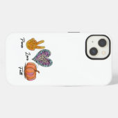 ピースラブ秋 iPhoneケース (裏面横)
