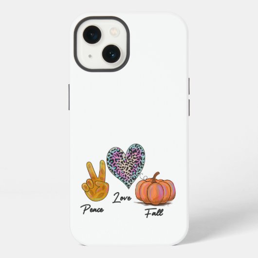ピースラブ秋 iPhoneケース (裏面)
