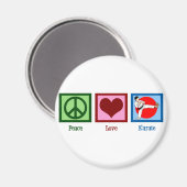 ピースラブ空手 マグネット (正面/裏面)