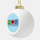 ピースラブ職業セラピー セラミックボールオーナメント (右)