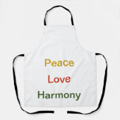 ピースラブ調和 エプロン (正面)