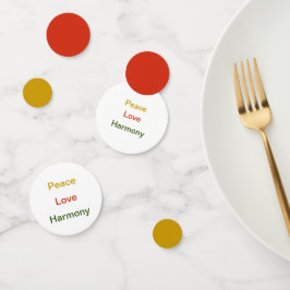 ピースラブ調和 コンフェッティ