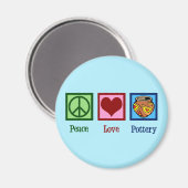 ピースラブ陶器 マグネット (正面/裏面)