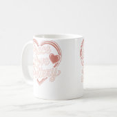 ピースラブ陶芸 コーヒーマグカップ (正面左)