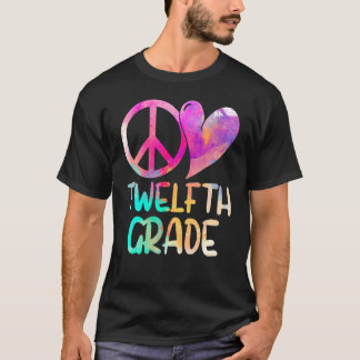 ピースラブ12年生新学期先生 Tシャツ