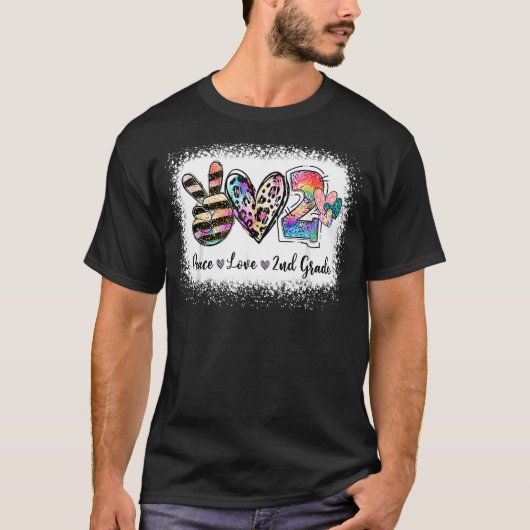 ピースラブ2年生新学期チーム2nd Gr Tシャツ (正面)