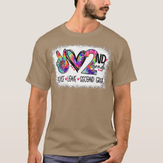 ピースラブ2年生絞り染め先生Bl Tシャツ