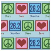 ピースラブ26.2マラソンランナー ファブリック (クローズアップ)