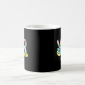 ピースラブ3年生おもしろい絞り染め学生先生 コーヒーマグカップ (中央)