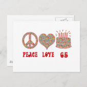 ピースラブ65 ポストカード (正面/裏面)