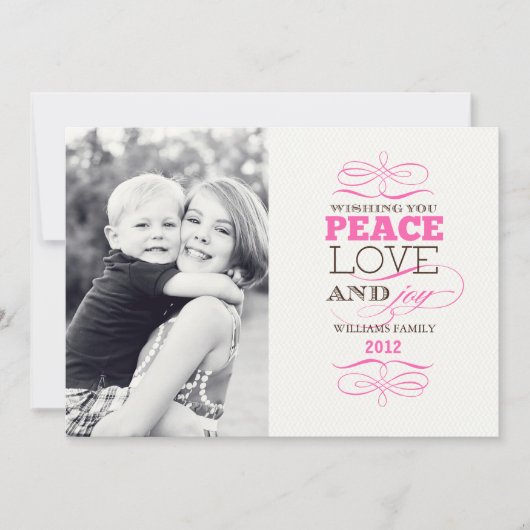 ピースラブ&ジョイカード シーズンカード (正面)