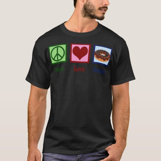 ピースラブ スイーツ バースデーパーティー Tシャツ (正面)