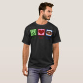ピースラブ スイーツ バースデーパーティー Tシャツ (正面フル)