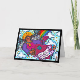 ピースラブ&チョコレートブラックエンジェルカード カード