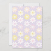 ピースラブ&パーティーガール誕生日招待状 招待状 (裏面)